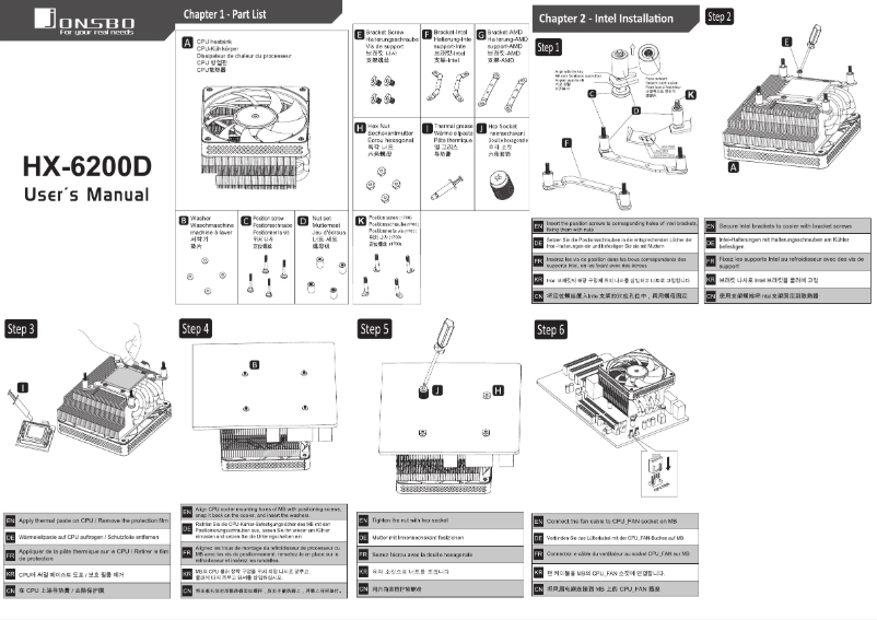 Image de la première page du manuel de l'appareil HX6200D