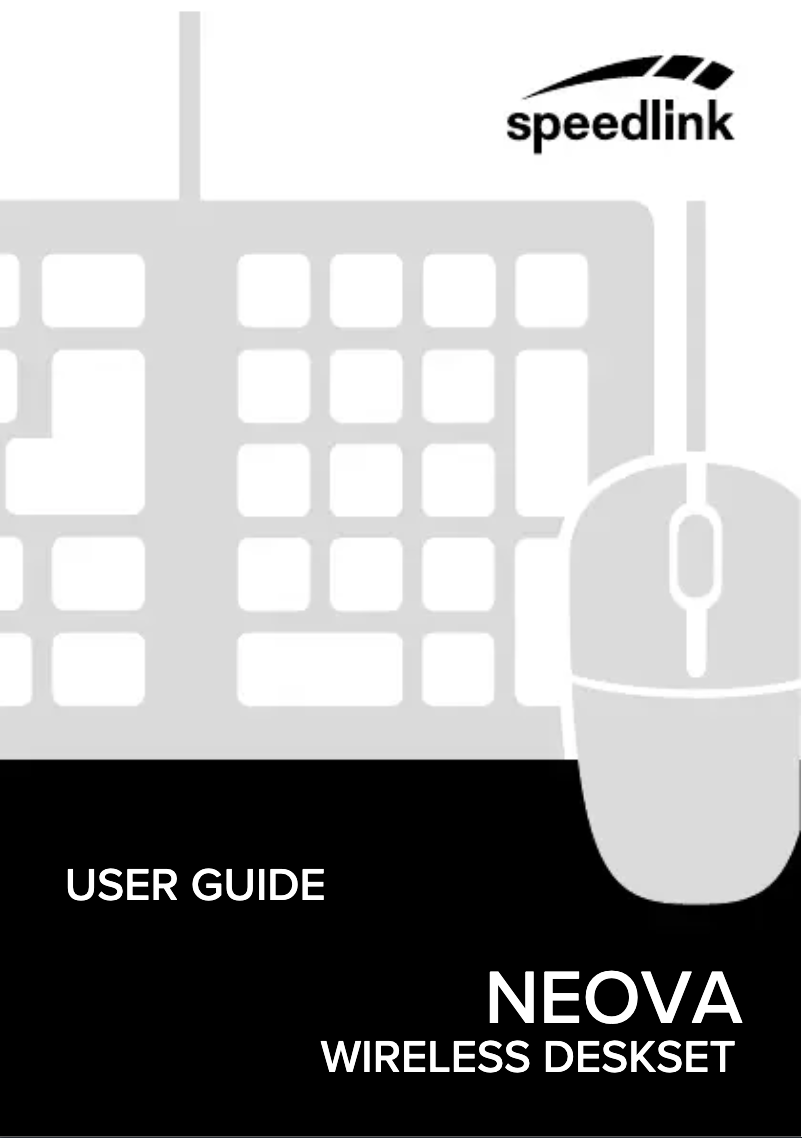 Image de la première page du manuel de l'appareil Neova Deskset