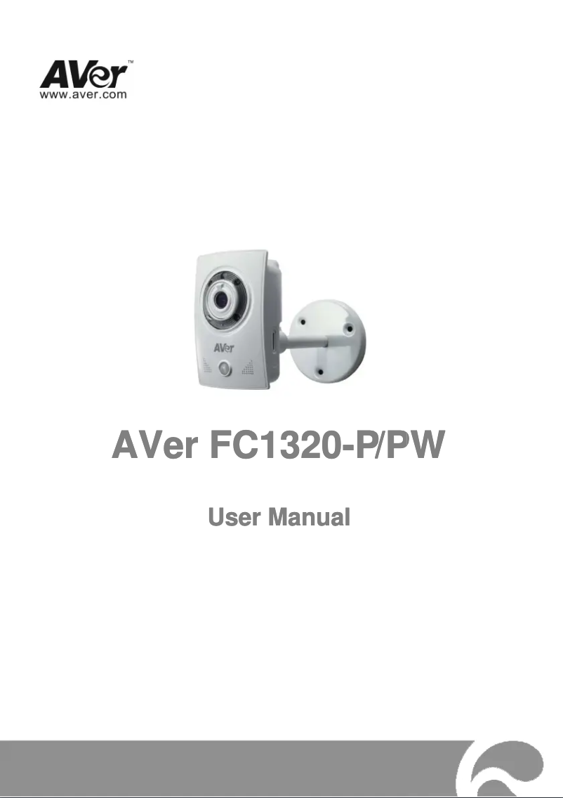 Page 1 de la notice Manuel utilisateur AVer FC1320-PW