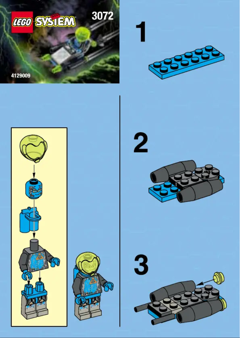 Page 1 de la notice Manuel utilisateur Lego SPEED BUZZER