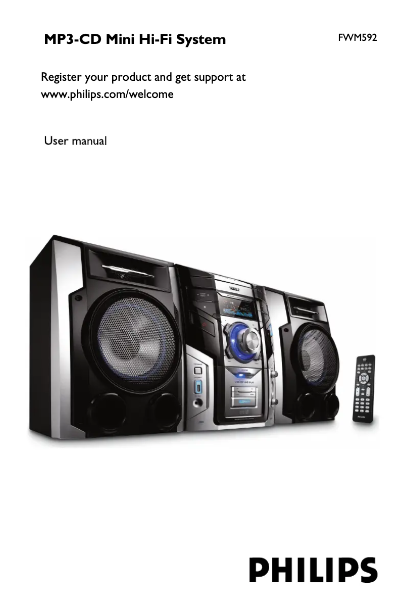 Image de la première page du manuel de l'appareil FWM592