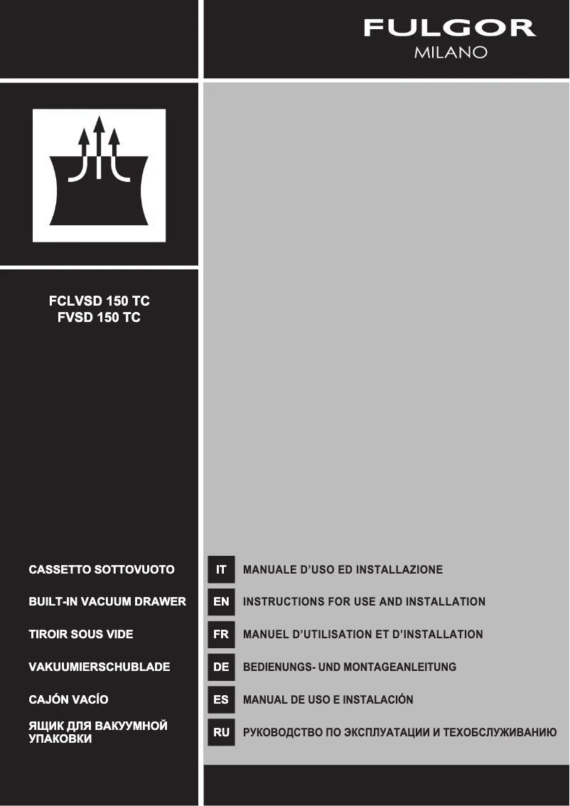 Image de la première page du manuel de l'appareil FCLVSD 150 TC BK