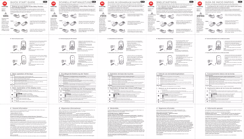 Page n°1 - Manuel utilisateur Motorola MBP 24