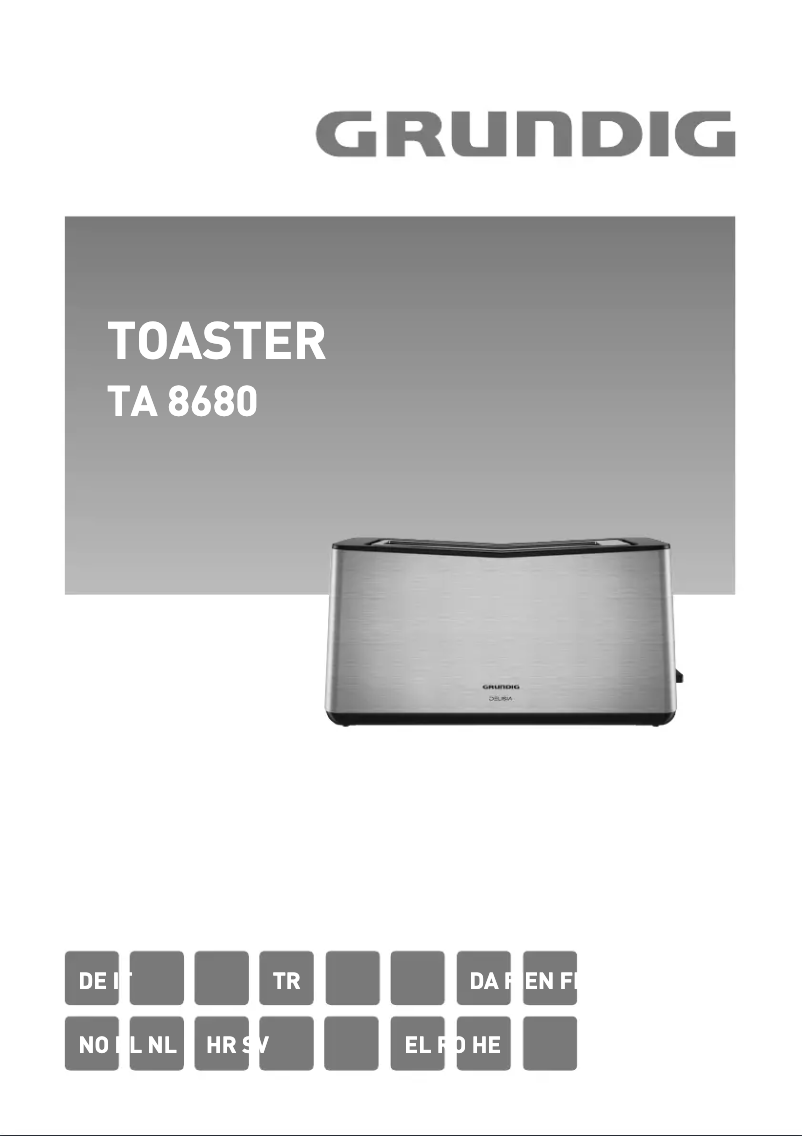 Page 1 de la notice Manuel utilisateur Grundig TA 8680