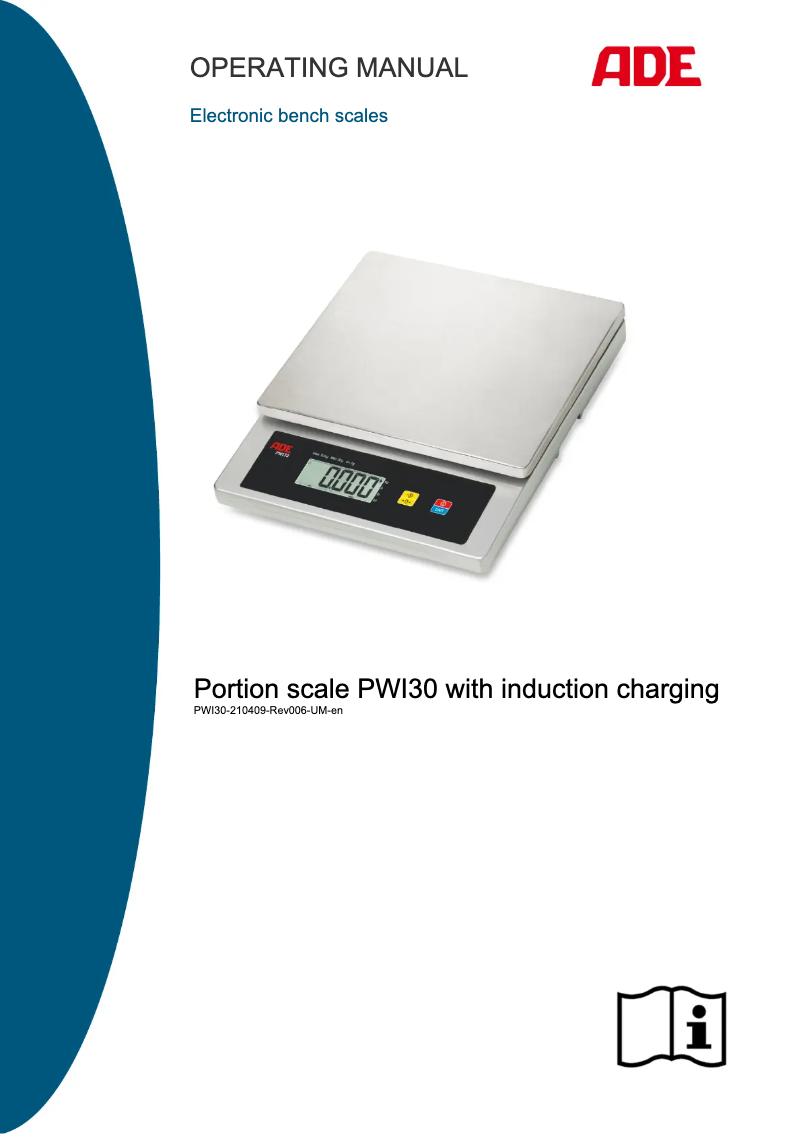 Image de la première page du manuel de l'appareil PWI30