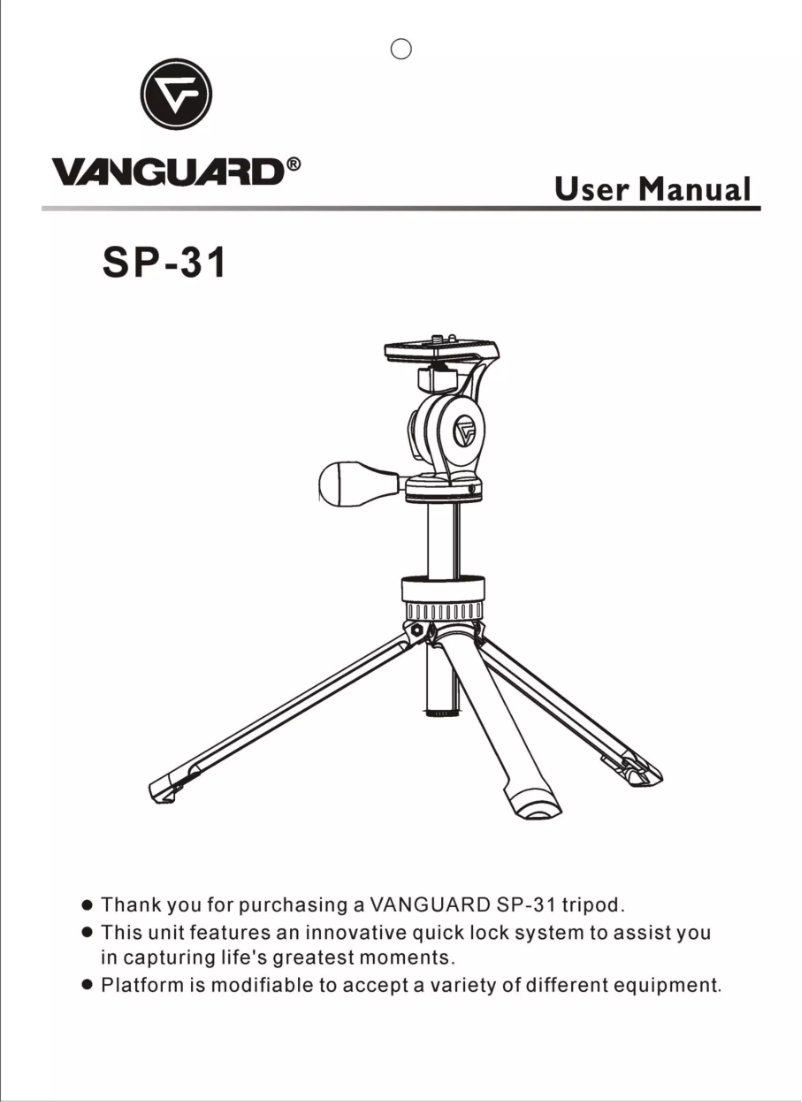 Page 1 de la notice Manuel utilisateur Vanguard SP-31