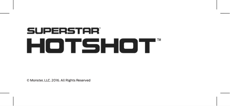 Image de la première page du manuel de l'appareil SuperStar HotShot