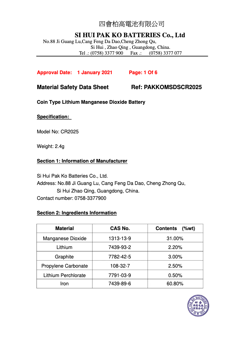 Page 1 de la notice Fiche technique Emerio TFN-214470