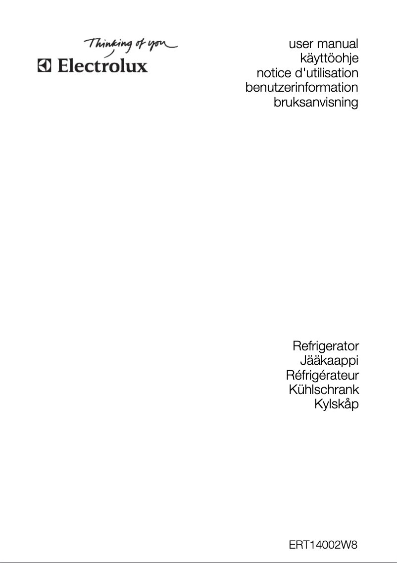 Página 1 del manual Manual de usuario Electrolux ERT 14002 W