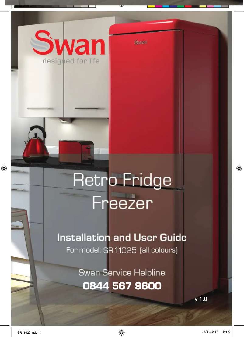 Page n°1 - Manuel utilisateur Swan SR11025BN