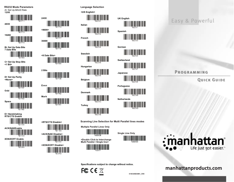 Página 1 del manual Manual de usuario Manhattan 177429