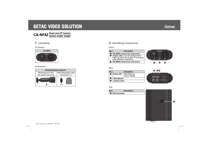 Image de la première page du manuel de l'appareil CA-NF42