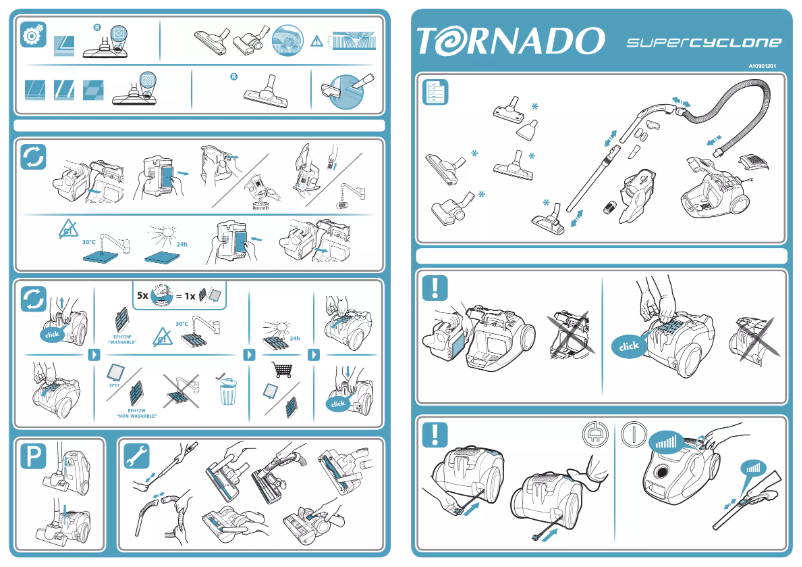 Page n°1 - Manuel utilisateur Tornado SuperCyclone TOSC64EB