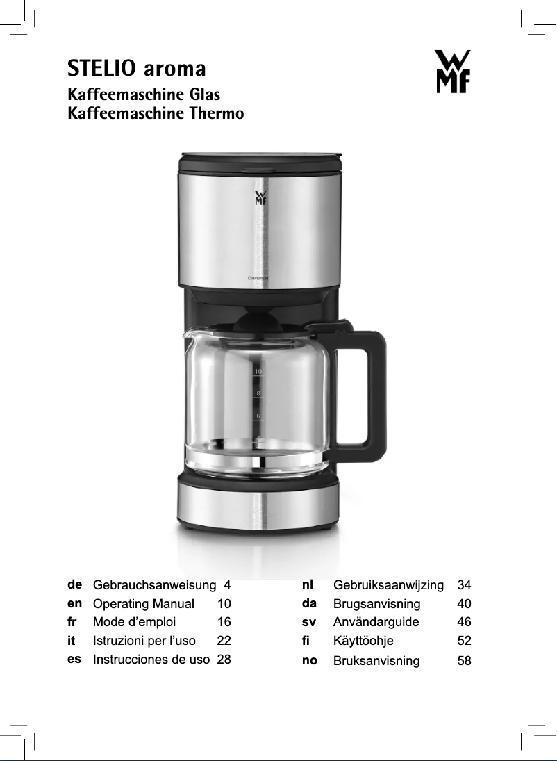 Page 1 de la notice Manuel utilisateur Sega Aroma Thermo Stelio