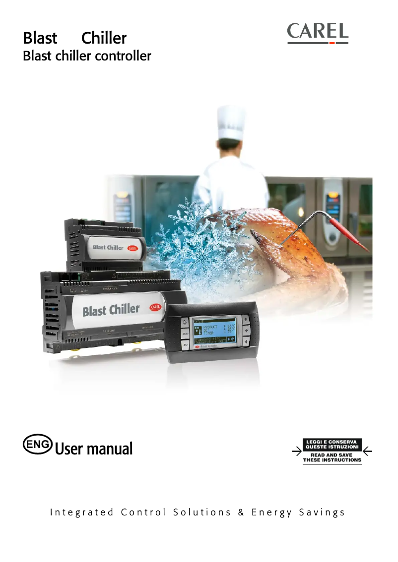Image de la première page du manuel de l'appareil Blast Chiller