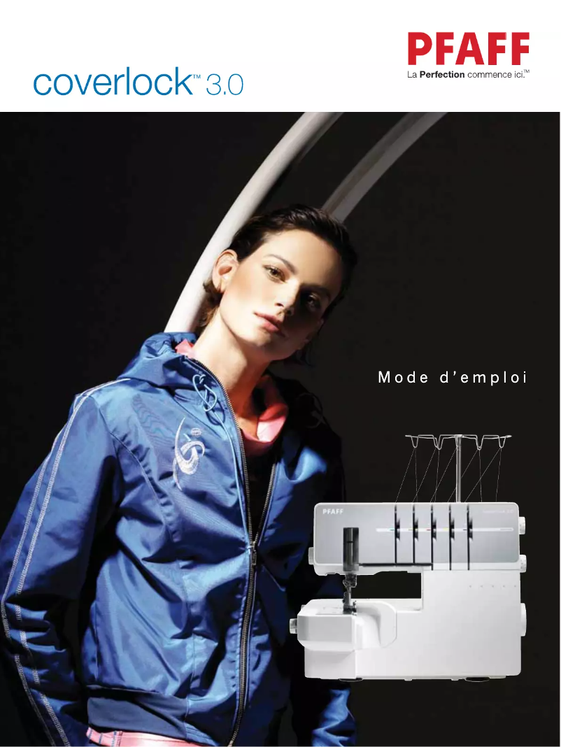 Image de la première page du manuel de l'appareil coverlock 3.0