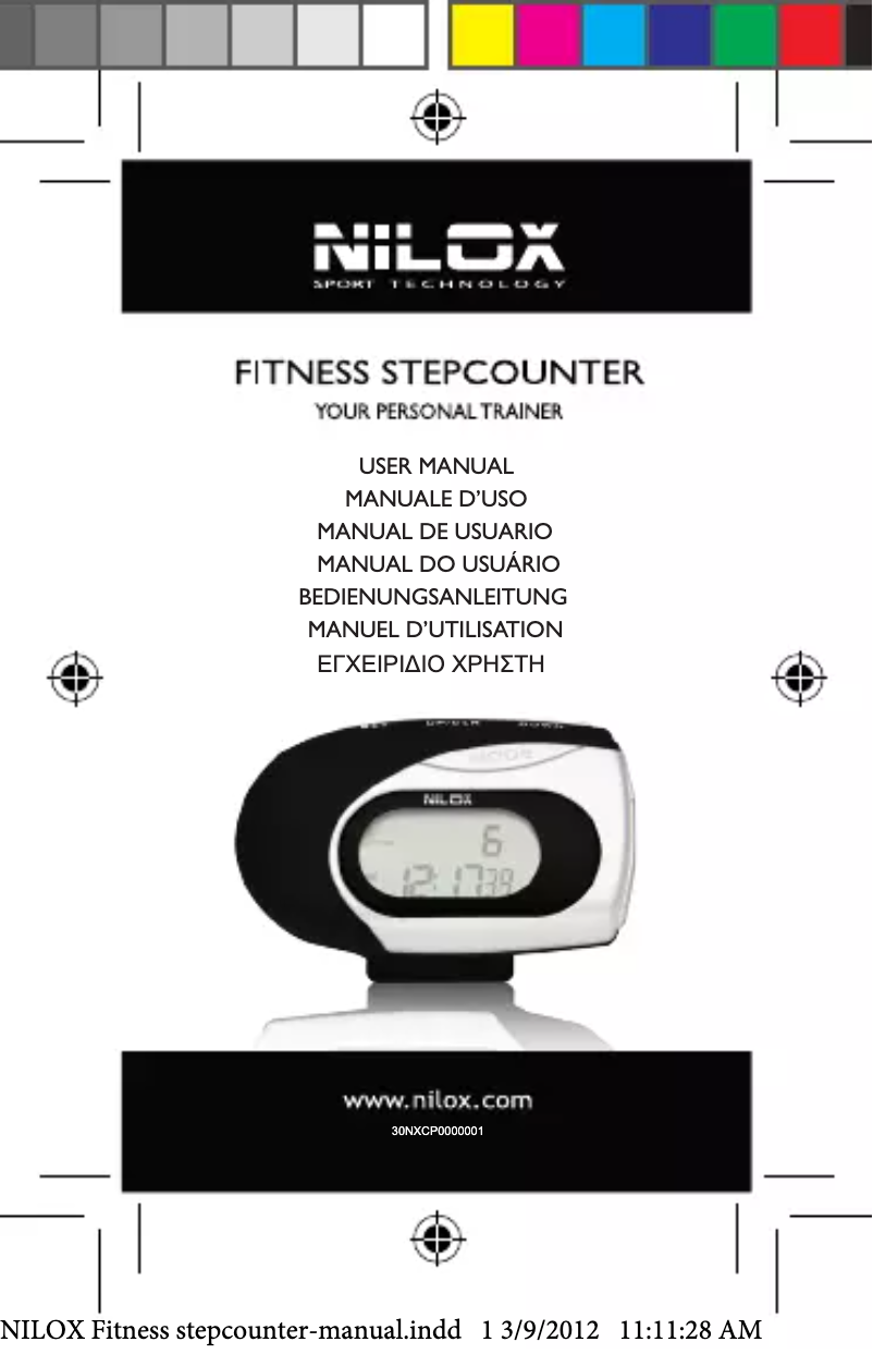 Page 1 de la notice Manuel utilisateur Nilox 30NXCP0000001