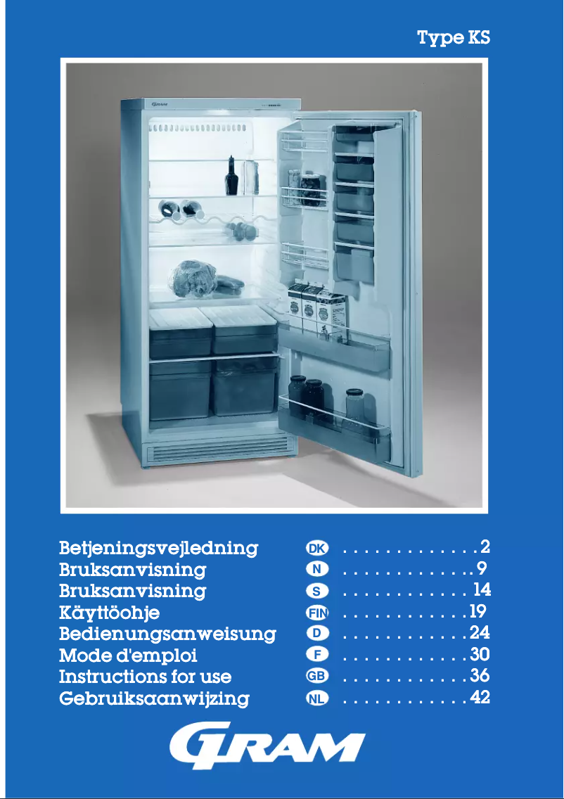 Page n°1 - Manuel utilisateur Gram KS286