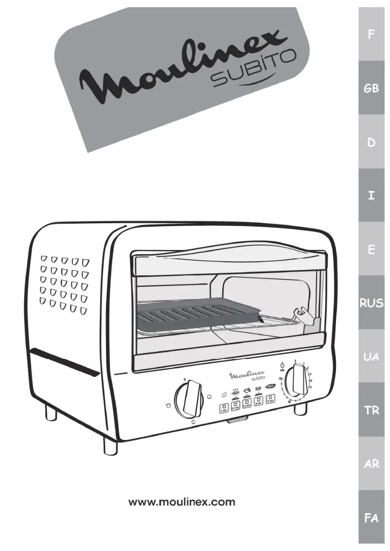 Page 1 de la notice Manuel utilisateur Moulinex Subito TO1012
