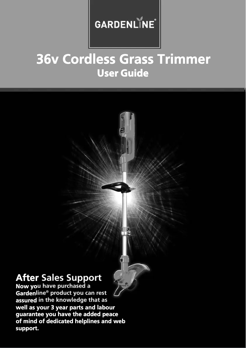 Page n°1 - Manuel utilisateur Gardenline GL-CT 36 Li