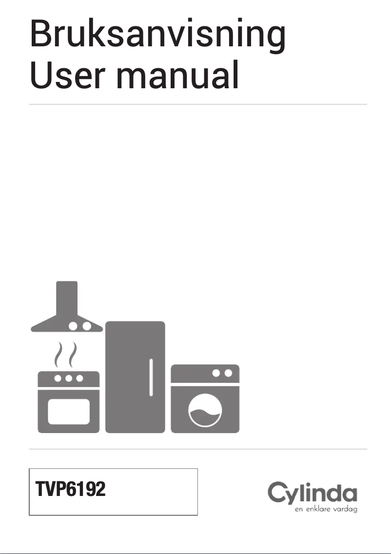 Page n°1 - Manuel utilisateur Cylinda TVP6192