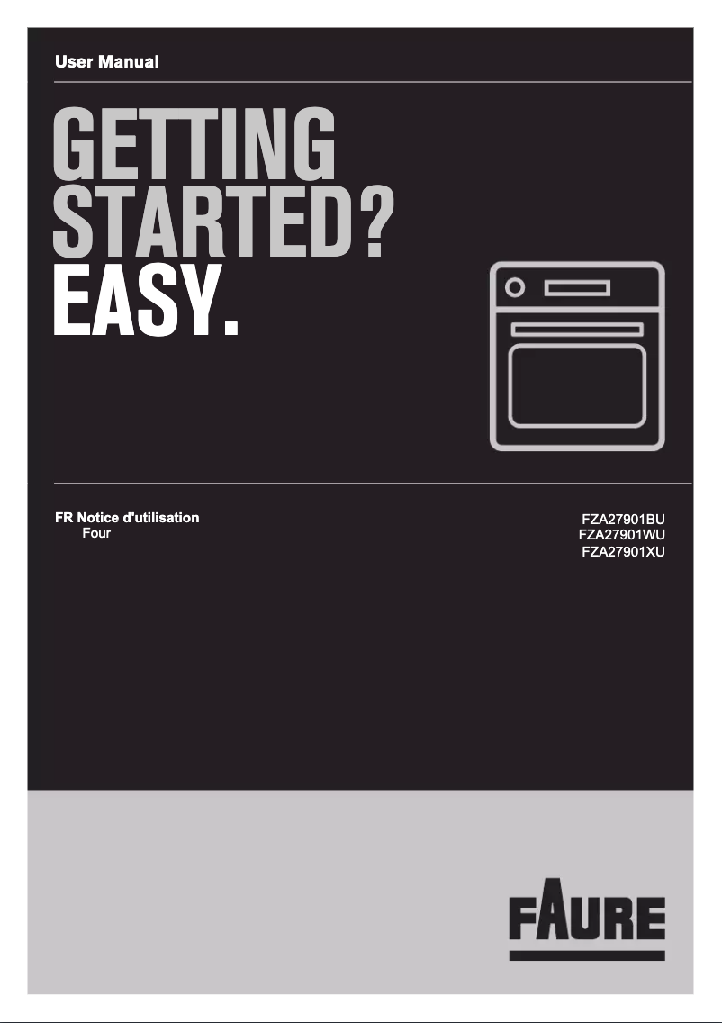 Page 1 de la notice Manuel utilisateur Faure FZA27901WU