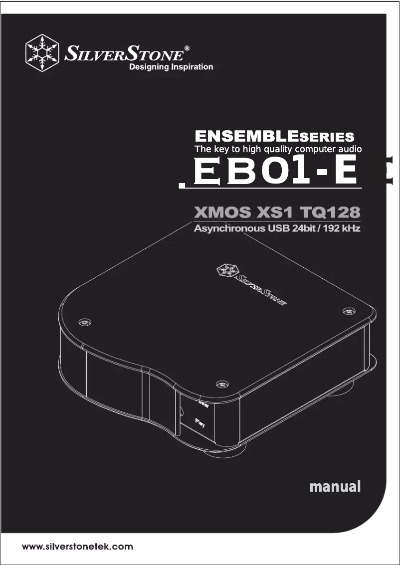 Page n°1 - Manuel utilisateur Silverstone EB01-E