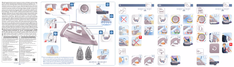 Image de la première page du manuel de l'appareil EasyGliss FV3950C0