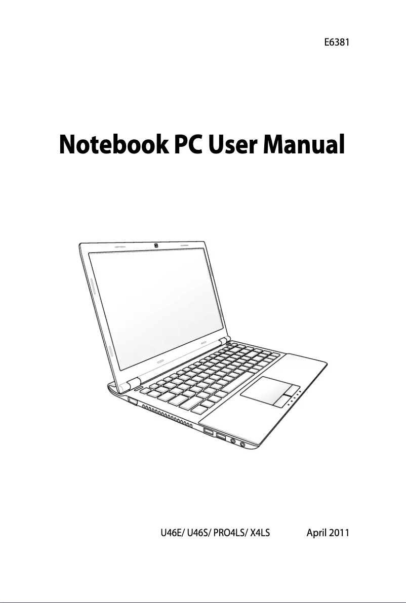 Image de la première page du manuel de l'appareil U46SV