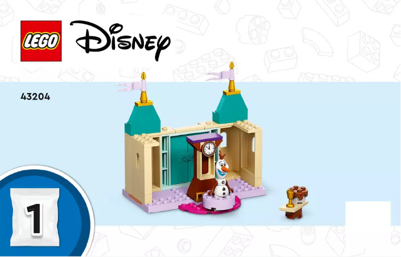 Page n°1 - Manuel utilisateur Lego Disney 43198