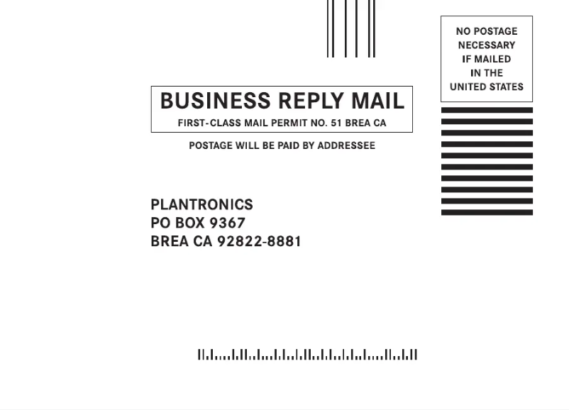 Page n°1 - Manuel utilisateur Plantronics H141