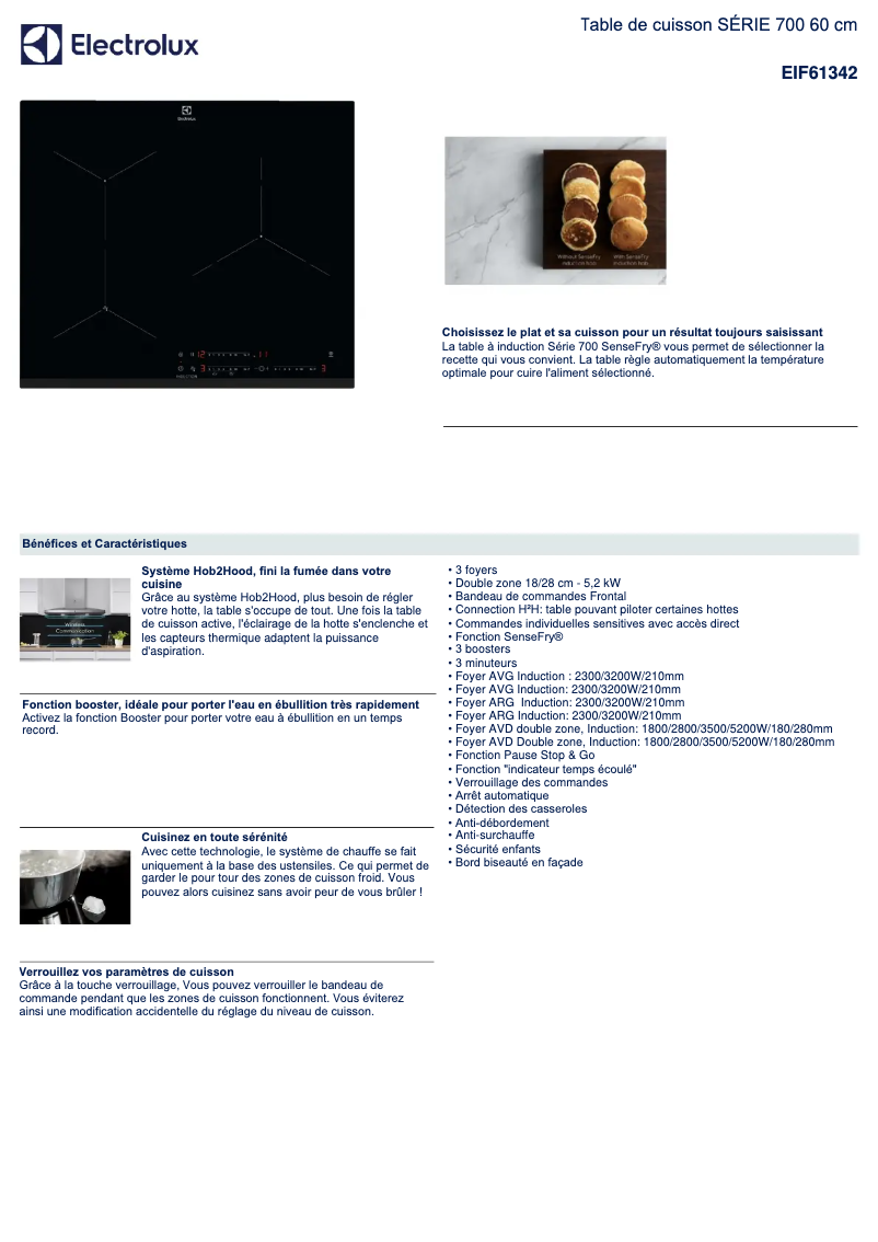 Image de la première page du manuel de l'appareil EIF61342