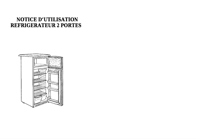 Image de la première page du manuel de l'appareil DP266
