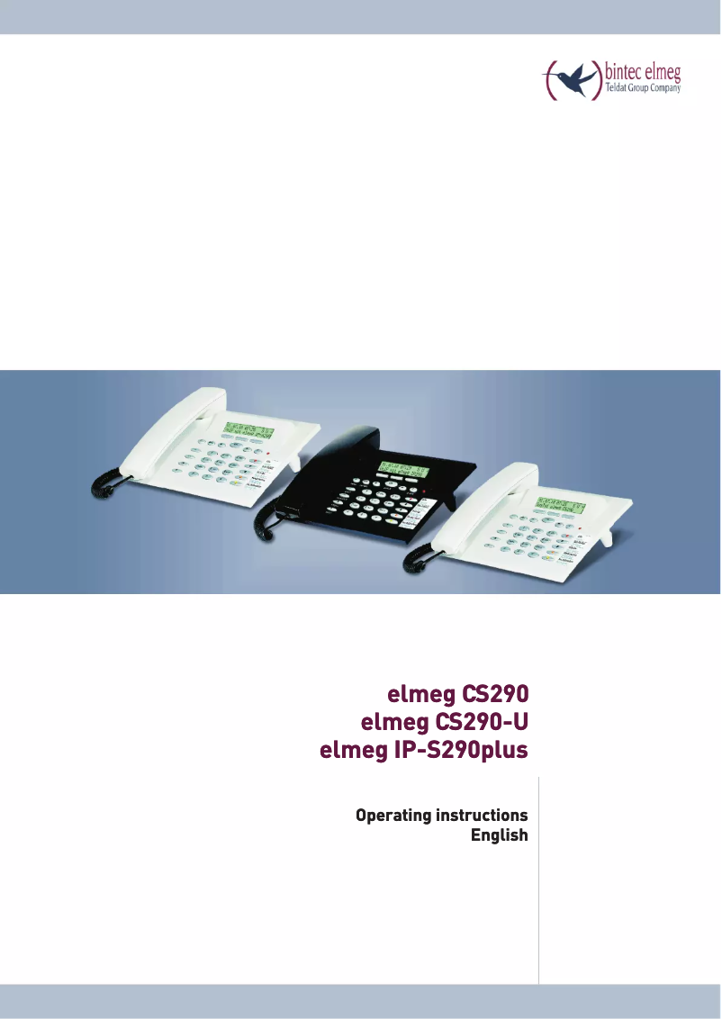 Page 1 de la notice Manuel utilisateur Bintec-elmeg IP-S290Plus