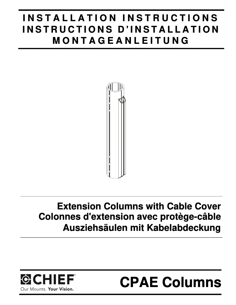 Image de la première page du manuel de l'appareil CPAE300B