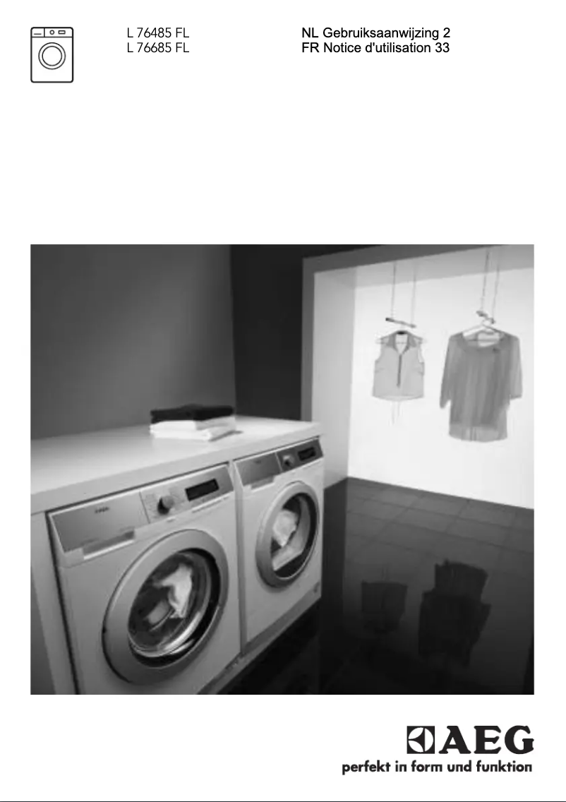 Page n°1 - Manuel utilisateur AEG LAVAMAT L76485FL
