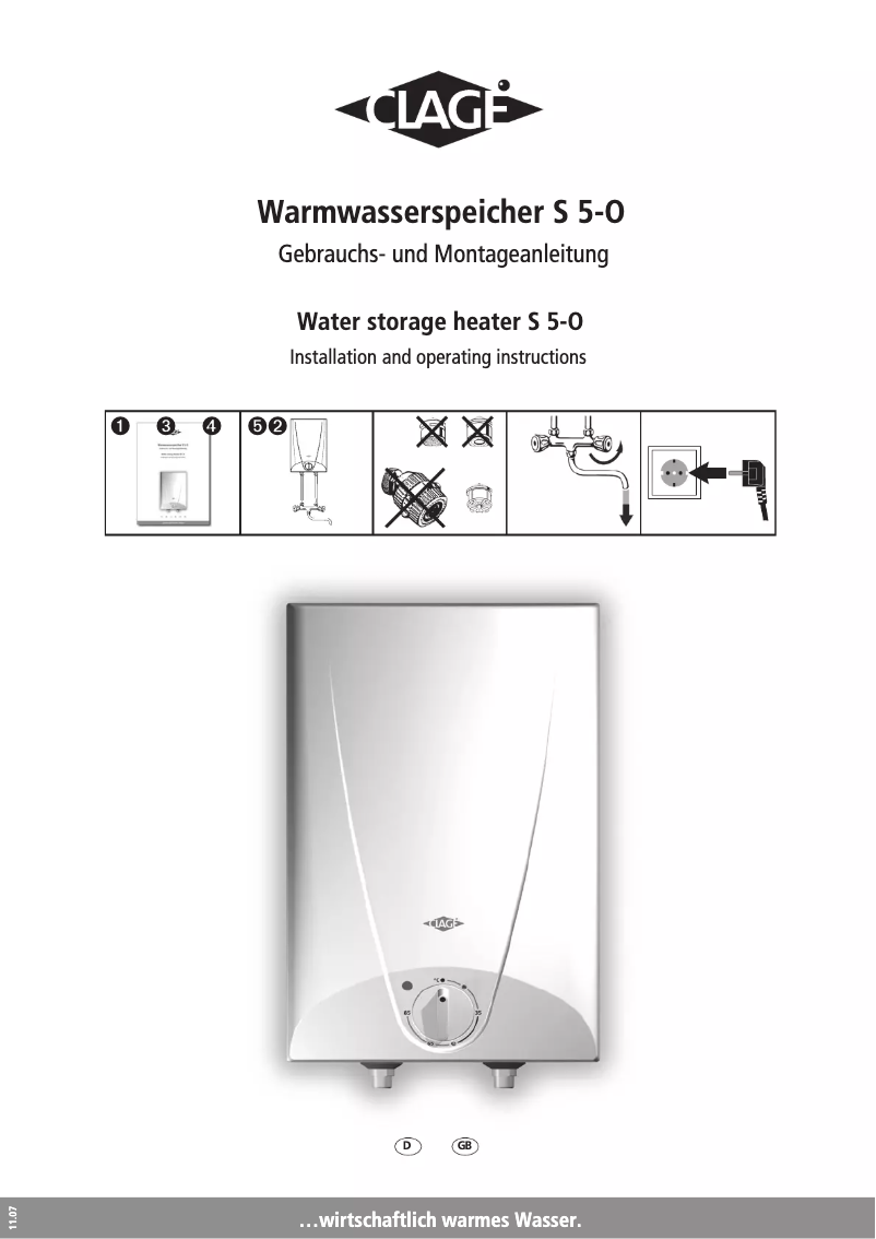 Image de la première page du manuel de l'appareil S 5-O