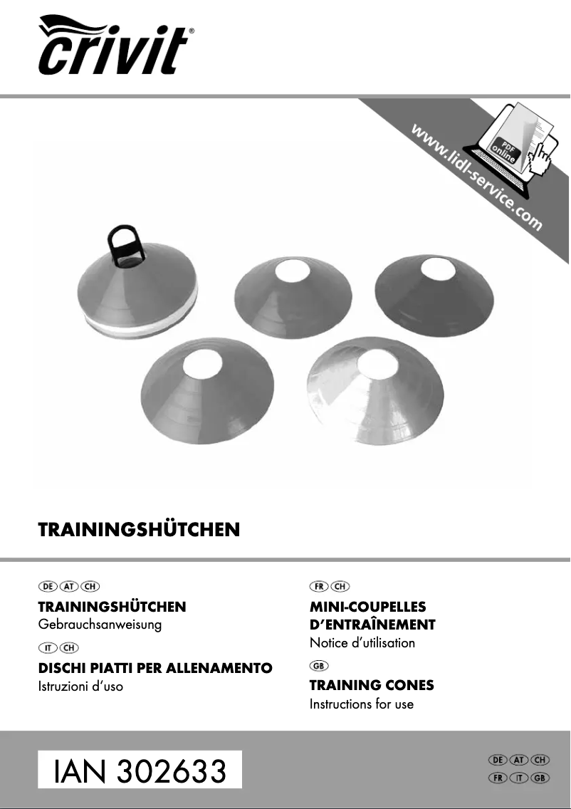 Página 1 del manual Manual de usuario Crivit IAN 302633