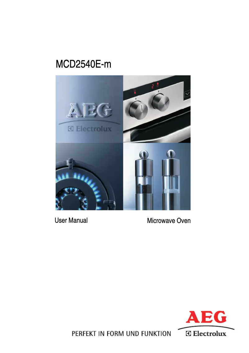 Image de la première page du manuel de l'appareil MCD2540EM