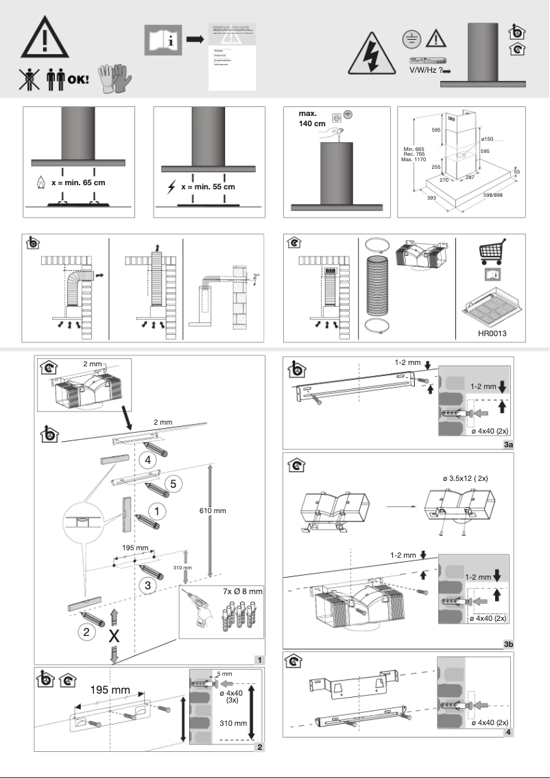Page 1 de la notice Guide d'installation Etna AB360ZT