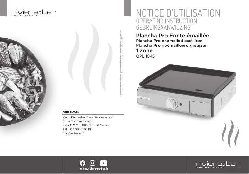 Image de la première page du manuel de l'appareil QPL1045