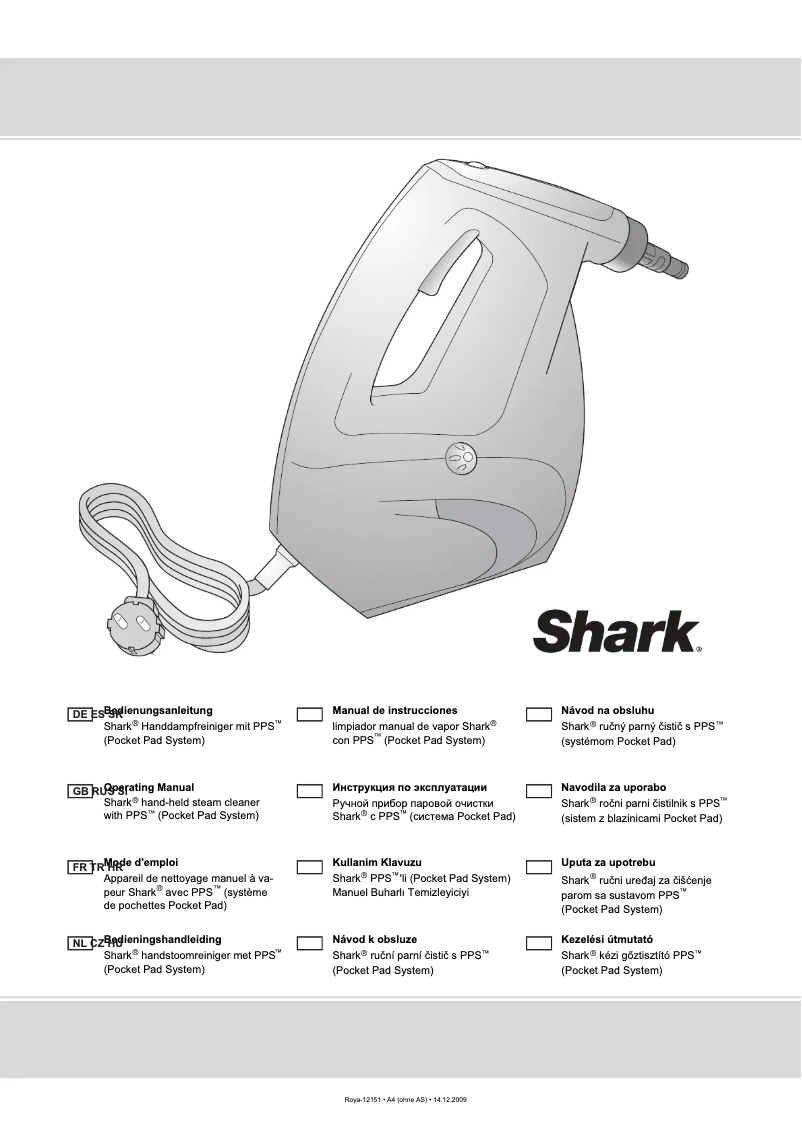 Page 1 de la notice Manuel utilisateur Shark M343
