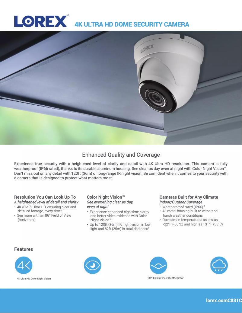 Image de la première page du manuel de l'appareil C831CD