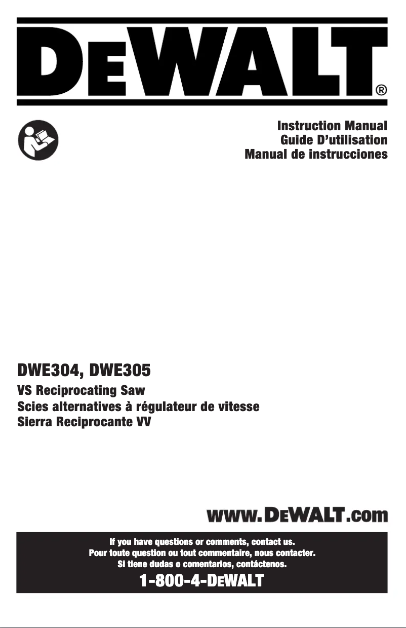 Image de la première page du manuel de l'appareil DW311K