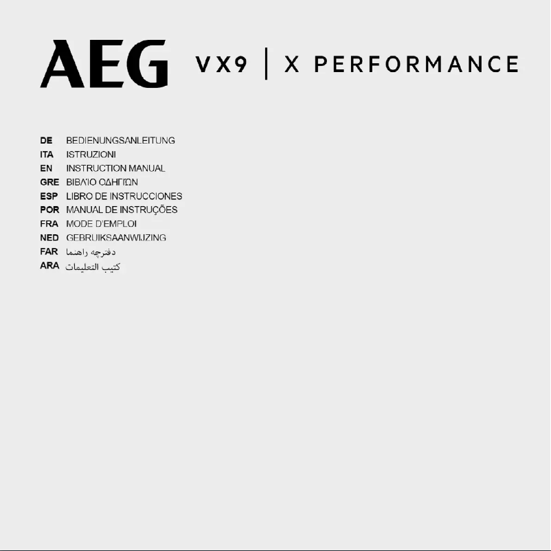 Imagen de la primera página del manual del dispositivo VX9-2-TM-E