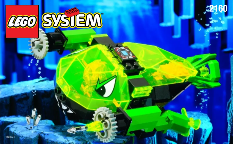 Page 1 de la notice Manuel utilisateur Lego Aquazone 2160