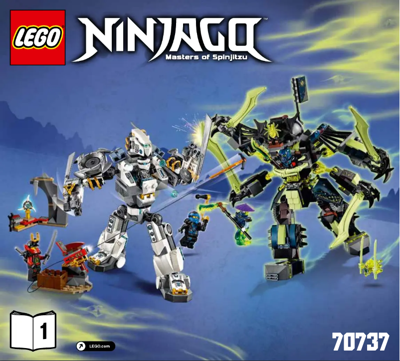 Page 1 of the manual User Manual Lego Ninjago 70737