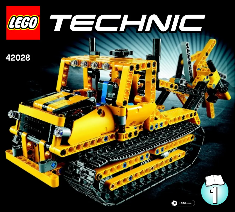 Página 1 del manual Instrucciones visuales Lego Technic 42028