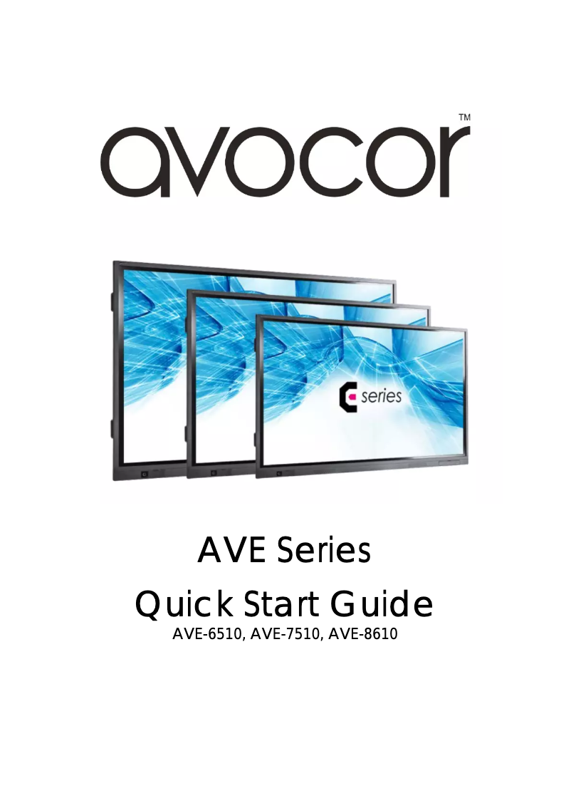 Image de la première page du manuel de l'appareil E7510