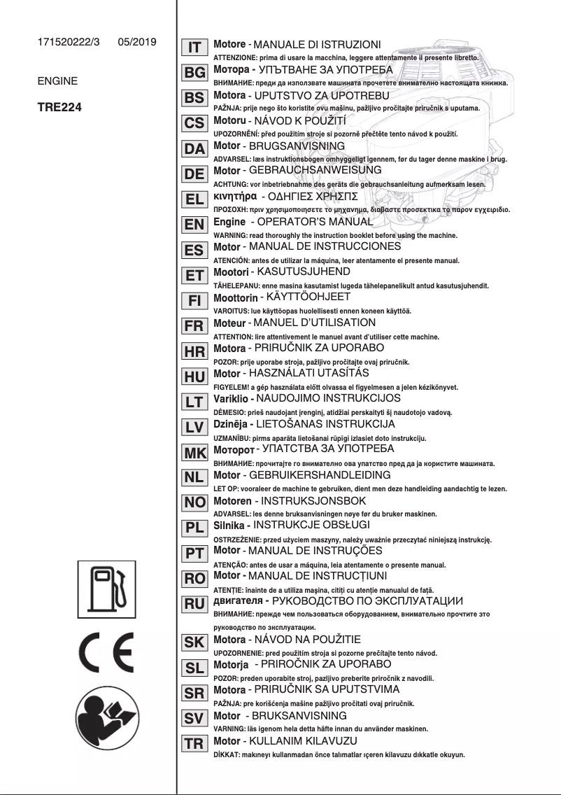 Page n°1 - Manuel utilisateur Stiga Tornado 1066 H